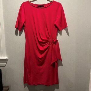 White House Black Market Magenta Pink Dress, Women's Small